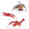 Simulation Marine Animal Freshwater Shrimp Model Red Crayfish Crayfish Crystal Shrimp Long Arm Green Shrimp Static Ornament