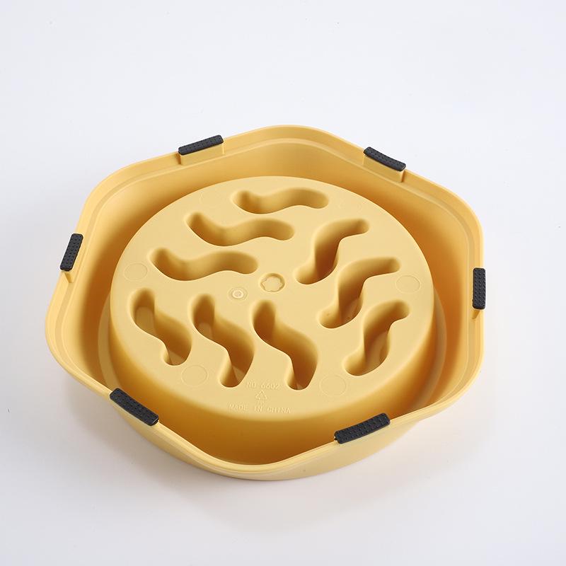 Ripple Slow Feeder Pet Bowl – Anti-Choke, Anti-Spill Design for Cats and Dogs
