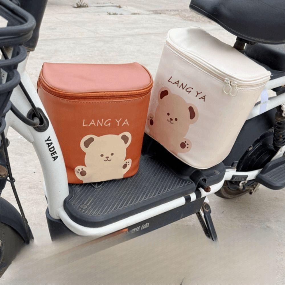 Large Capacity Bicycle Handlebar Bag Cartoon Riding Front Handle Hanging Bag  Outdoor