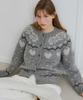 LETTERA Alpaca Wool Nordic Knit Cardigan_Grey