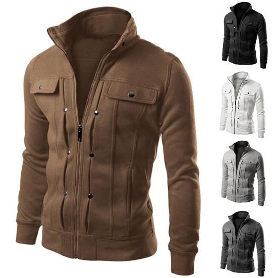 slim long sleeve jacket