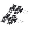 2Set Non Woven Fabric Halloween Hanging Sign Trick Or Treat Hanger for Front Door Party