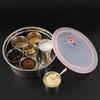 Combination Seasoning Box with Lid Canister for Restaurant Kitchen Household Thickened Seasoning Storage Box Canister