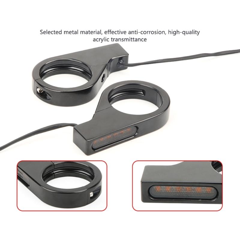 Sequential Flowing Indicator Motorcycle LED Running Turn Signal Light Waterproof