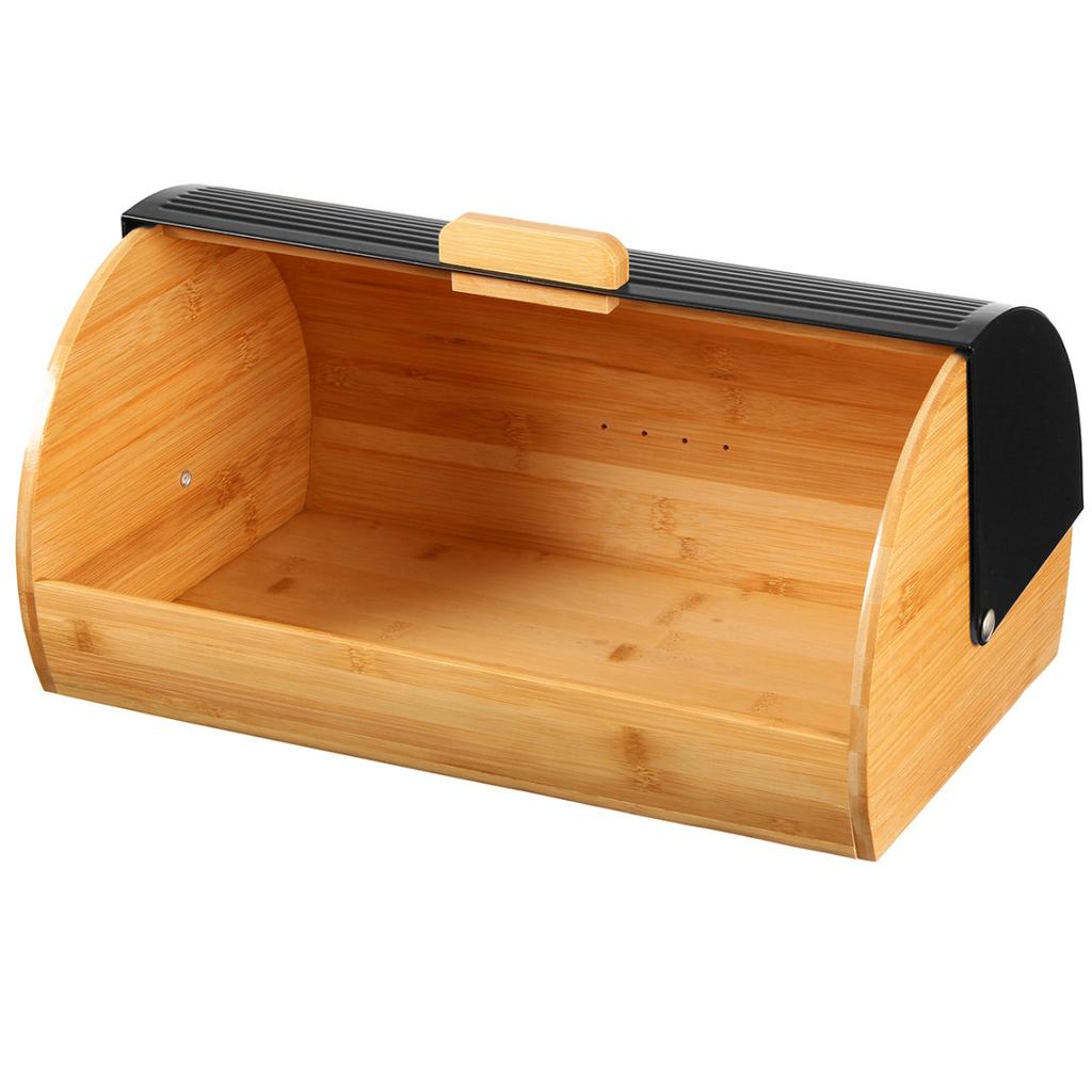 BAMBOO BREAD BOX BREAD CONTAINER 2737