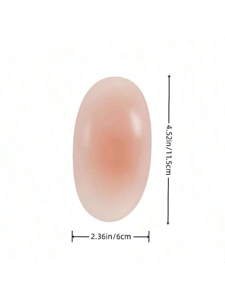 1 Pair Silicone Clear Shoulder Pad - Invisible Traceless Shoulder Pad Insert for Removable, Unisex, Suit, Occupational Clothing,