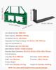 Skid Steer Pallet Forks, 1814 Kg Rated Load Capacity, Pallet Fork Frame Attachment with 1065 Mm Pallet Forks Forklift Blades, 50.8 Mm Hitch Receiver &