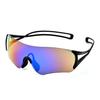 Outdoor Sports Cycling Eyewear With Light Blue Mirror Coating Uv400 For Sun Protection And Riding
