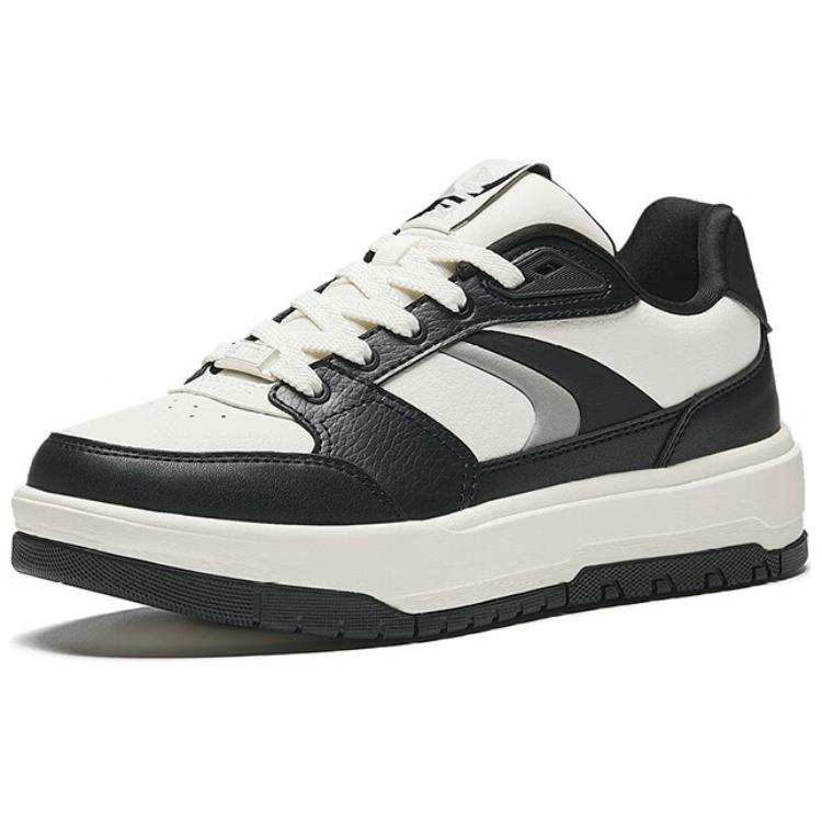 Anta 982 Moon Shadow Comfortable Versatile Non-Slip Wear-Resistant Low-Top Skate Shoes Women sneaker White Black 122518060-5