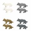 Wolf Knight Warrior Building Blocks – Medieval Castle Horse Soldier Toy with Sword, Axe, Bow, Shield & Cloak for Boys