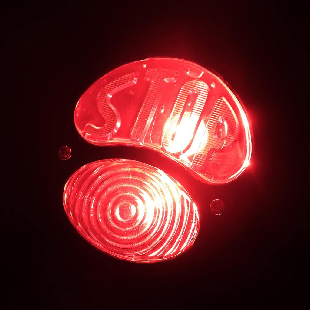 Ranzek 'STOP' Tail Light 12V Iron Rear Lamp Brake Taillight
