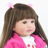 BZDOLL 60cm Reborn Toddler Doll 24inch Soft Silicone Vinyl Princess Baby Alive Girl Lovely Child Birthday Gift Toys