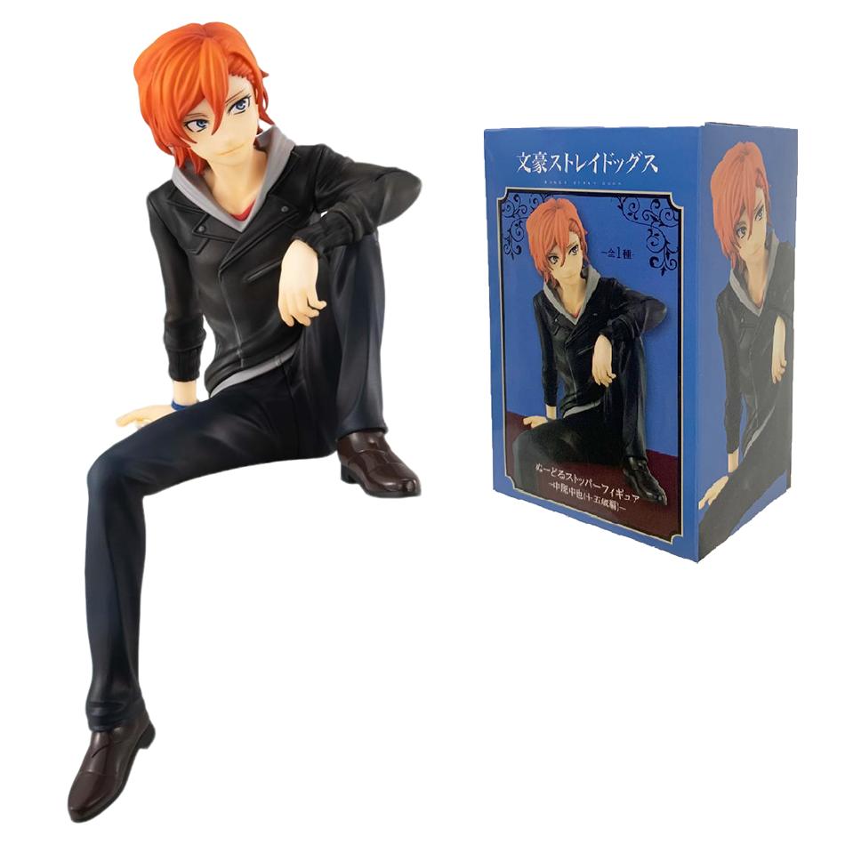 New Bungo Stray Dogs Dazai Osamu Figurine Nakahara Chuuya Action Figures PVC Model Collection Noodle Stopper Birthday Gifts