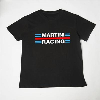 T-shirt Unisex Women Martini Racing Fashion Print Cotton Oversized Brand Tshirt Short Sleeve T Shirt Streetwear Tops Tee Clothing