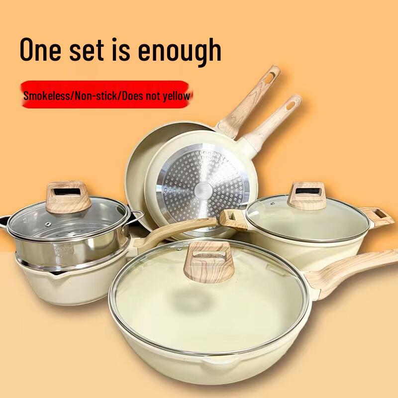 Triceratops Maifan Stone Non-stick Cookware Set