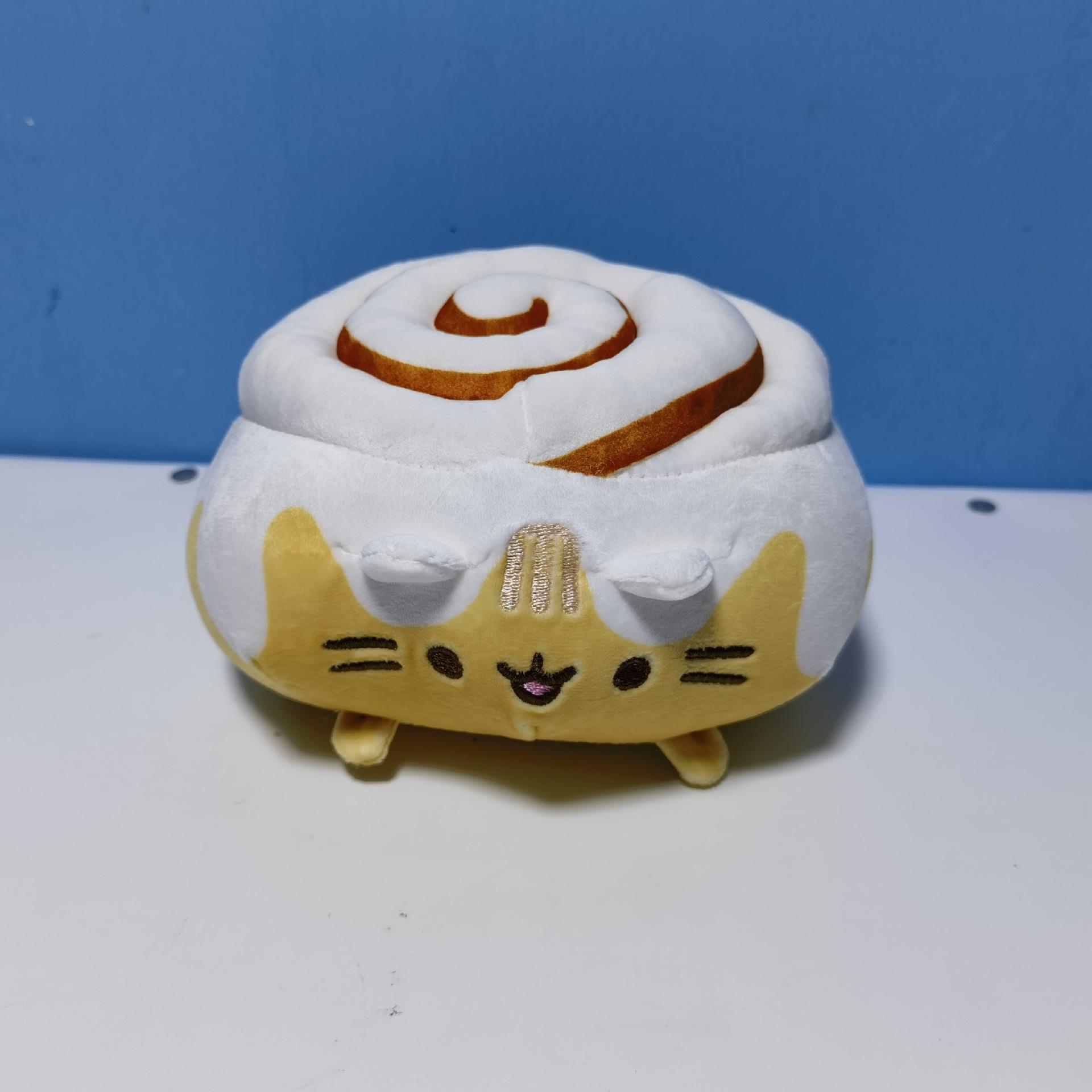 

Плюшевая толстая серая игрушка-кот: Темы Сэндвич, Мороженое, Пончик, Пицца и Гамбургер