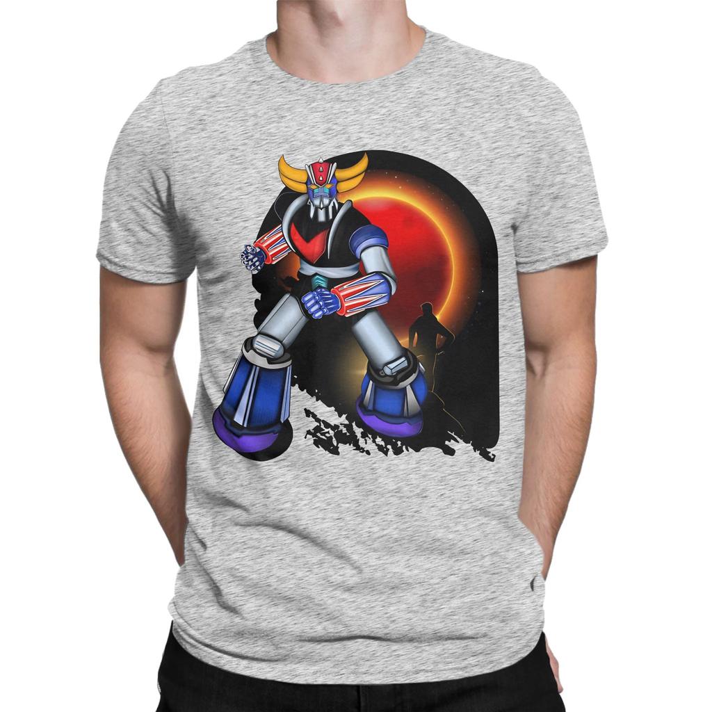 Grendizer Red Moon Novelty 100 Cotton Tshirt Goldorak Tops Tees For Unisex