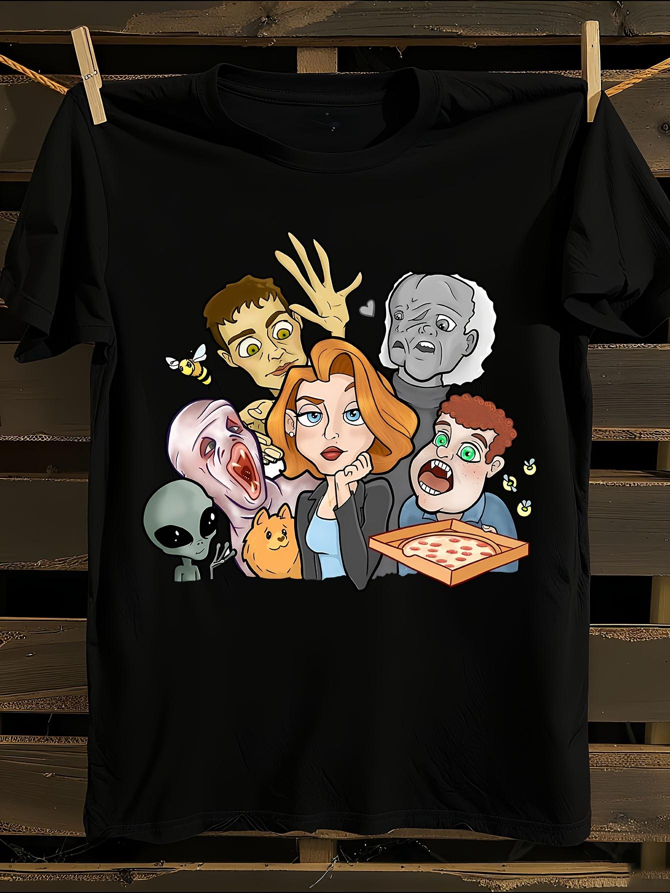 s The X-Files Mulder Scully TV Show Tshirt XXL
