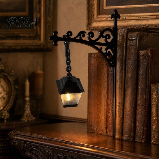 Literary Display Lighting 3D Printed Ghost Bookshelf Light, Warm LED Library Lamp with Vintage Street Style Shelf Ornament Silhouette, Decorative Book