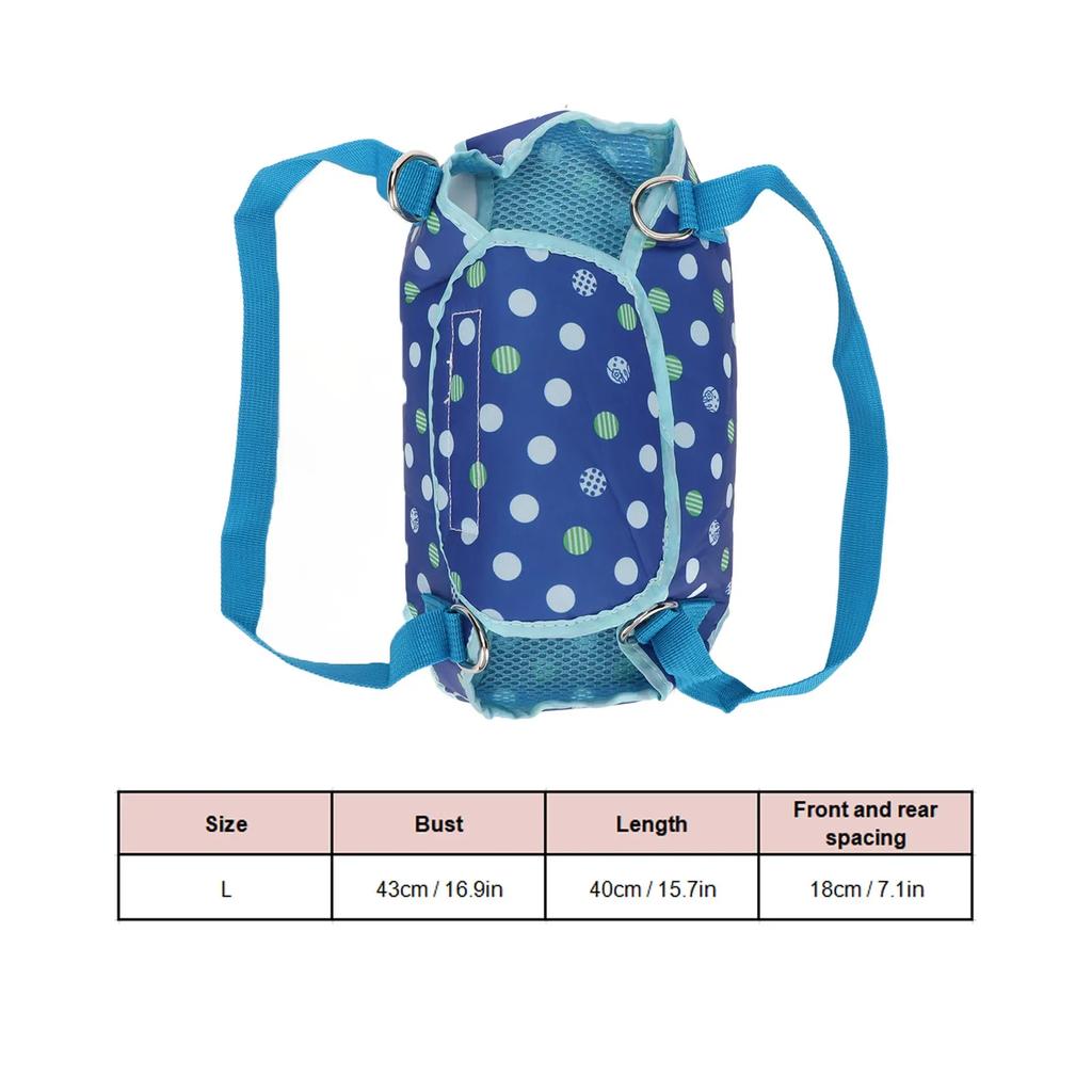 Dog Lift Harness Support Breathable Washable Portable Dog Sling Harness With Dual Lumbar Strips For Small Dogs