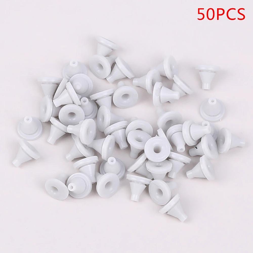 50Pcs Silicone Shower Head Spout Parts Rubber Sprinkler Nozzle Nipple  for 4mm Opening Size