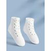White High-top Jazz Dance Shoes Female Adult Ballet Body Practice Soft-soled Dance Shoes Dancing Canvas Jazz Boots Men