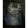 RogueWave Streetwear Vintage Jeans Y2K Kläder Dam Vintage Ficka Paljett Tvättad Blå Baggy Jeans Mellanhög Smal Passform Byxor