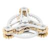 Fingertip Gear Toy 4 Gears Decompression Metal Finger Hand Brass Gear Toy for Stress Relieving