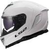 LS2 FF818 Dual Visor Full Face Motorcycle Helmet with Anti-Fog and Large Spoiler for Men & Women, All-Season, Racing Design.