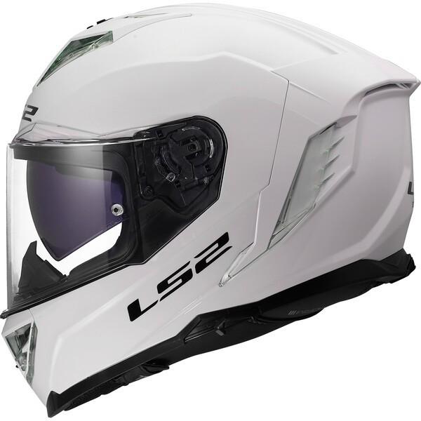 LS2 FF818 Dual Visor Full Face Motorcycle Helmet with Anti-Fog and Large Spoiler for Men & Women, All-Season, Racing Design.