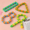 3Pcs 24-section Decompression Bicycle Chain Track Variety Folding Chain Manual Folding To Release Pressure & Relax Funny Toy