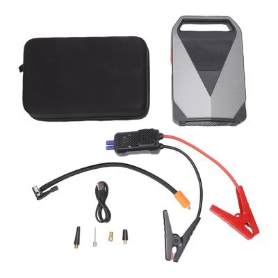 Car Jump Starter Tire Inflator 80W Portable Air Pump Jump Starter Battery Pack with 2 USB Ports 3 LED Light Modes for