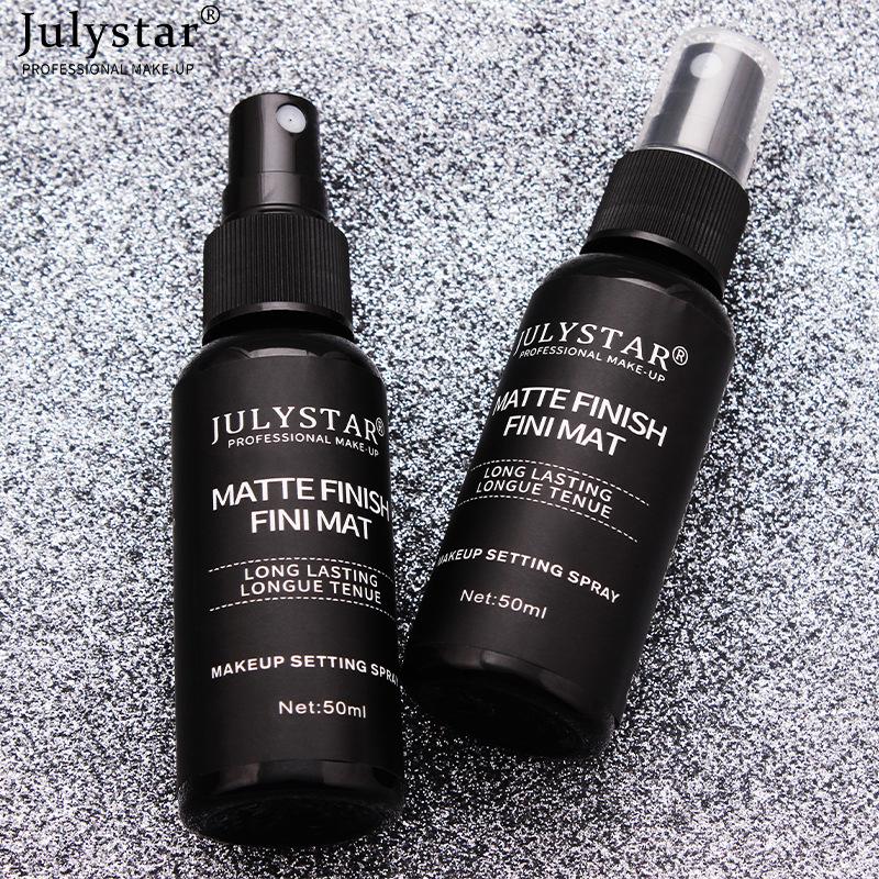 Julystar Ferahlatıcı Makyaj Losyonu Taşınabilir 50ml Nemlendirici Nemlendirici Kalıcı Şeffaf Makyaj Ayar Spreyi