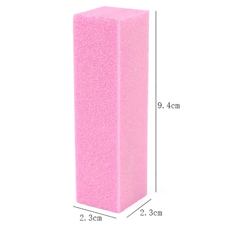 10 Stück Nagelfeilen Bufferblock Set Maniküre Pediküre Pflege Nagelkunst Polierschleifwerkzeuge Weißer Schwamm Puffer Nagelfeilen Werkzeuge