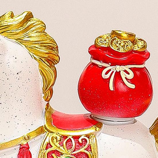 Cartoon Horse Figurine Chinese Style Year of The Horse Statue Bring Wealth Fortune Lucky