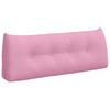 Back Cushion Pink 120 X 24 X 50 Cm Fabric