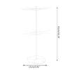 Jewelry Display Rack 2 Tier Rotating Necklace Holder Jewelry Tree Stand Jewelry Organizer for Necklaces Bracelet Earring