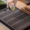 Bamboo Tea Tray Chinese Kung Fu Tea Tray Gongfu Tea Table Tool with Water Storage Drainage Household Filter for Home Office