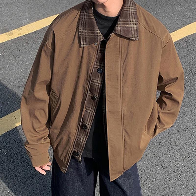 NASA MARVEL Men's Faux Two-Piece Casual Jacket