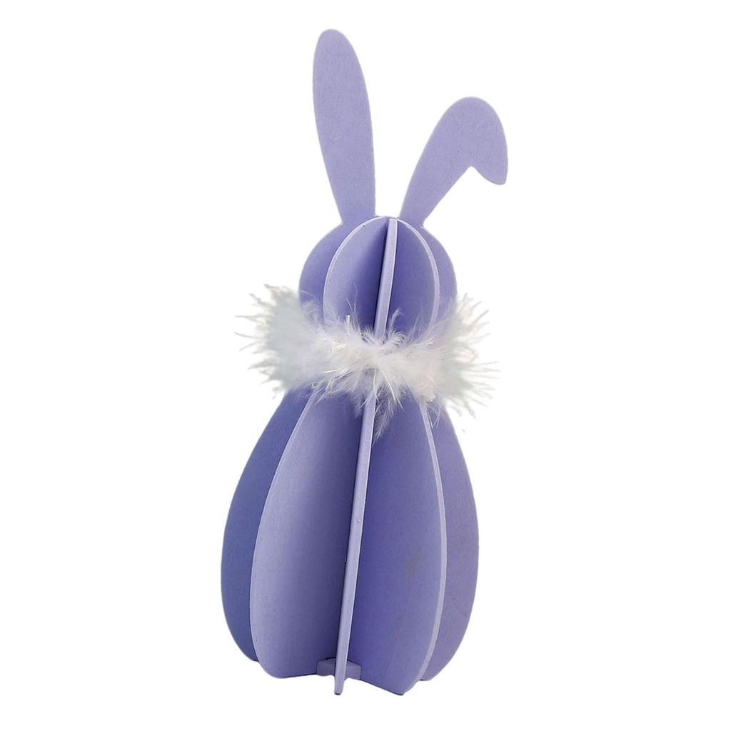 Easter Bunny Decoration Easter Bunny Wooden Sign Novelty Freestanding Sturdy Detachable Table Centerpiece for Home Entrance