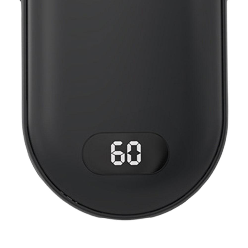 Compact 2 in 1 Pocket Hand Warmer with Temperature Display and Power Bank for Cold Weather Comfort and Convenience