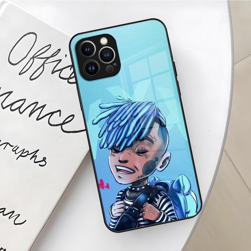 Xxxtentacions Rapper Phone Case for Iphone 17 16 Air 15 14 12 11 13 Pro Max Mini X Xr Xs Se Puls Glass Cover