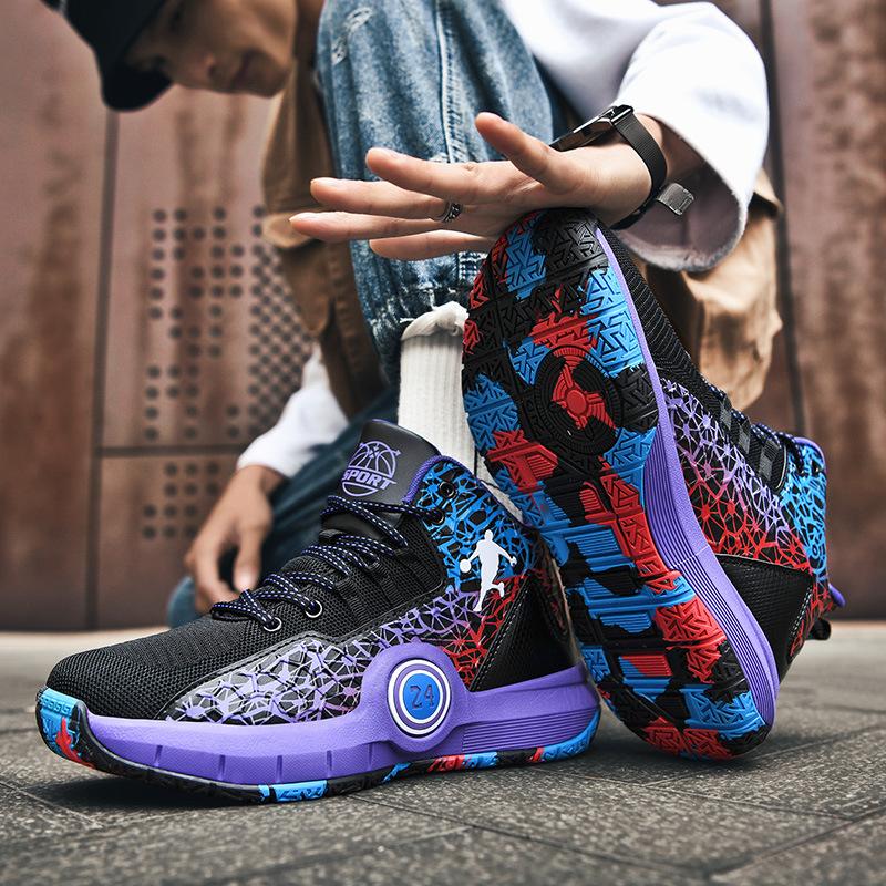 New Kobe Sneakers Men's Basketball Breathable Older Children's Sneakers Trendy Summer Mesh Teen Student Shoes