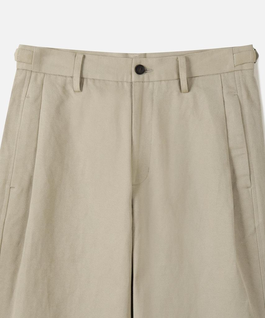 247Silijeu Cotton Blended Chino Pants Beige