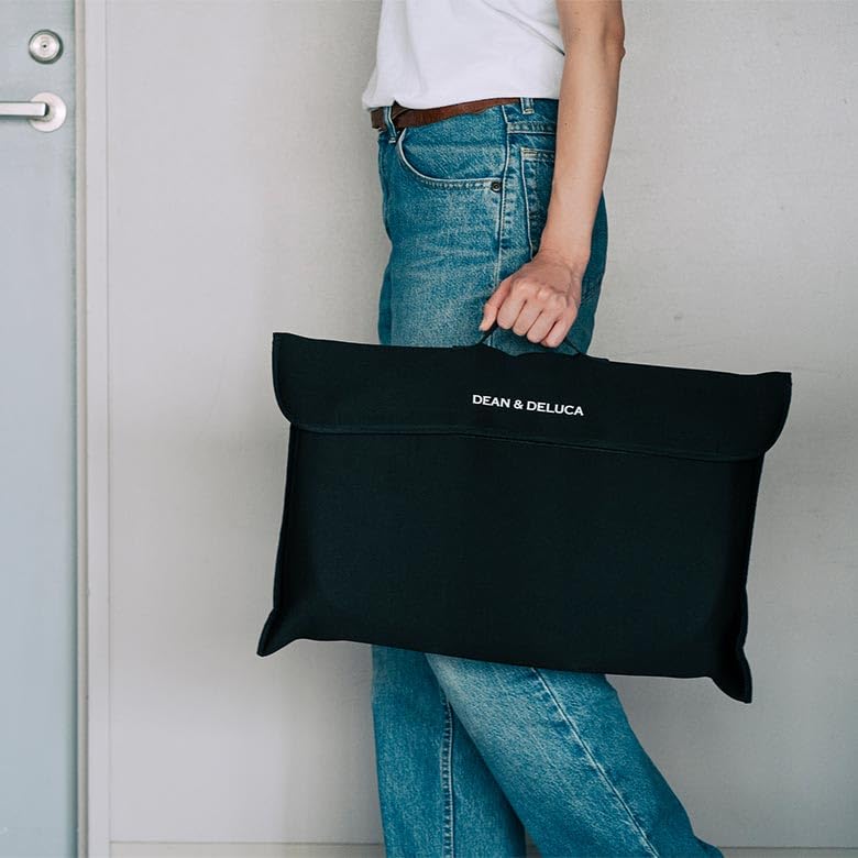 Aluminum Handle Cooler Bag Insulated Bag Black DEAN&DELUCA