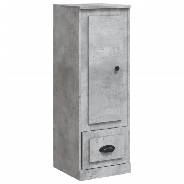 VidaXL Highboard Concrete Grey 36x35.5x103.5 Cm Engineered Wood 816308