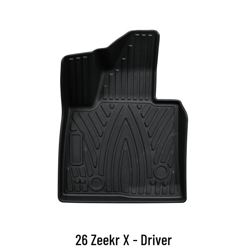 Zeekr X 3D High-Edge Floor Mats: Non-Slip, Easy-Clean, Eco-Friendly TPE for 26 Models