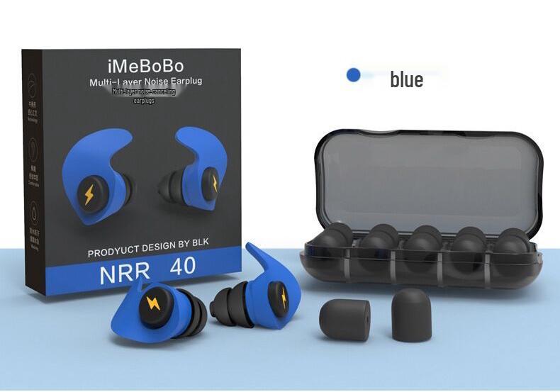 Memory Foam & Silicone Noise Cancelling Sleep and Sports Earplugs Set YX10D