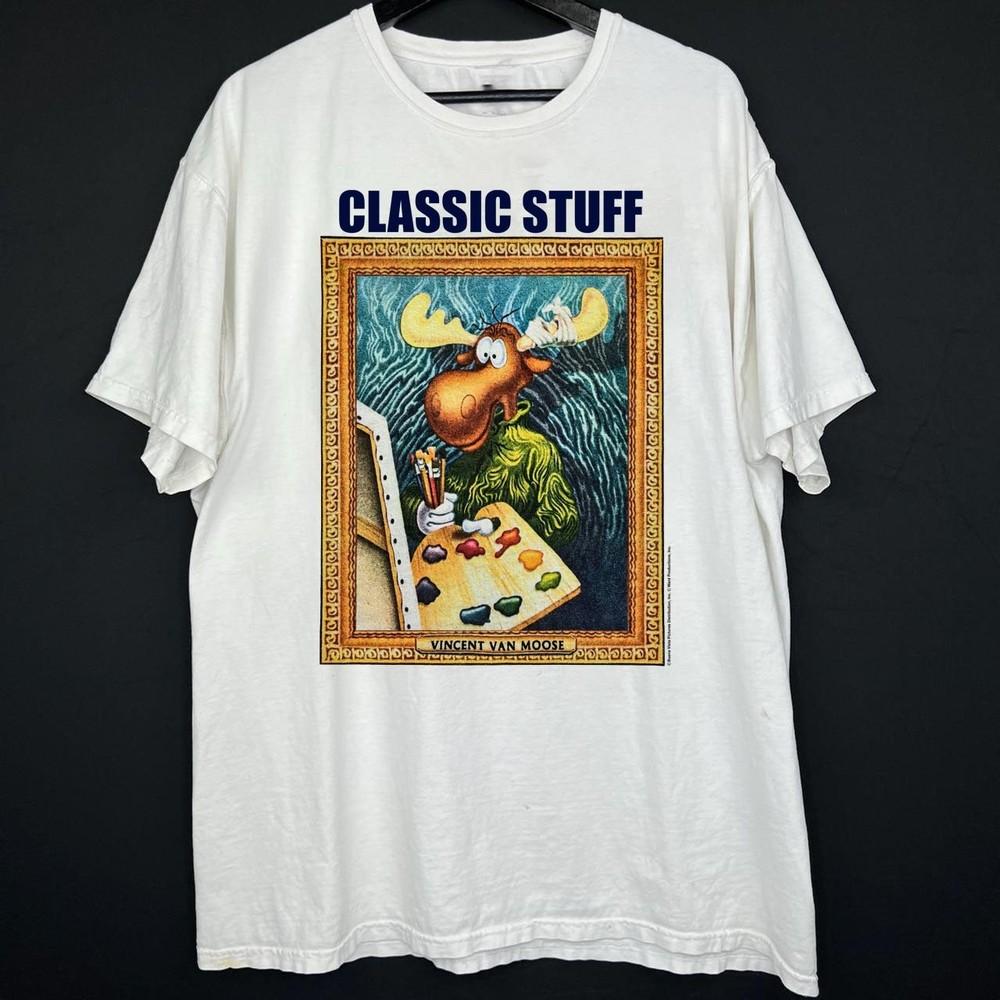 Adventures of Rocky & Bullwinkle Vincent Van Moose Shirt Unisex S to 5XL BO421 Unisex T-Shirt M