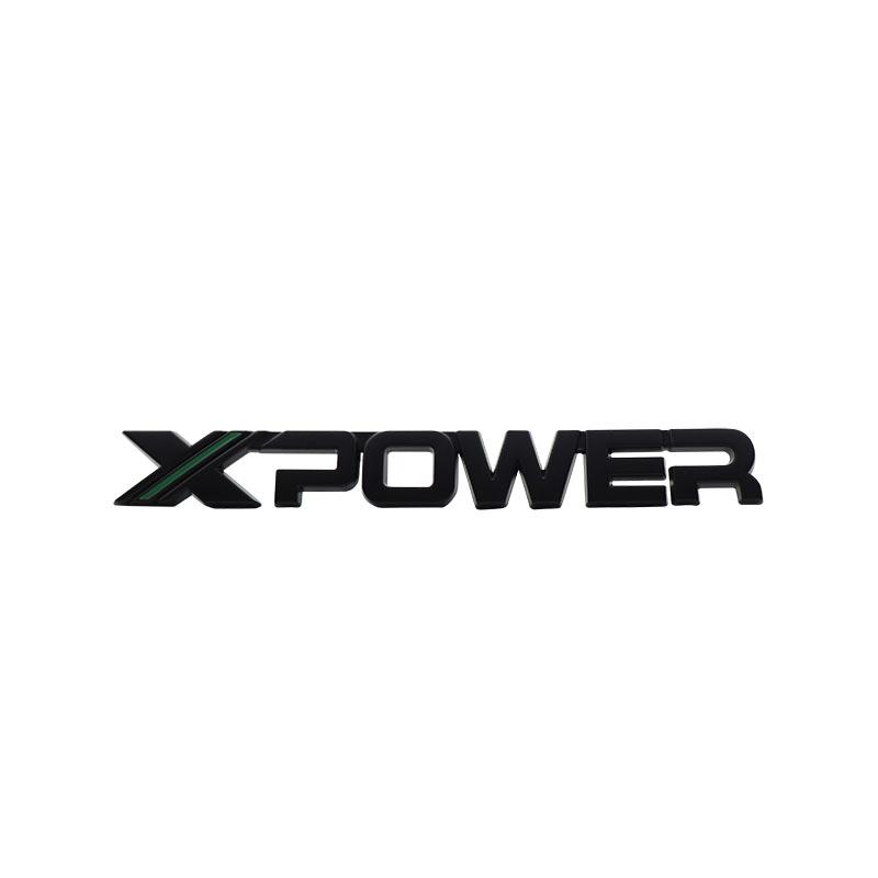 3D Car Styling X XPOWER for car Hood Fender trunk Rear Bonnet Nameplate Decal Emblem Badge Sticker